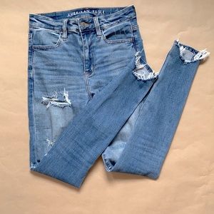 american eagle super high rise jegging
